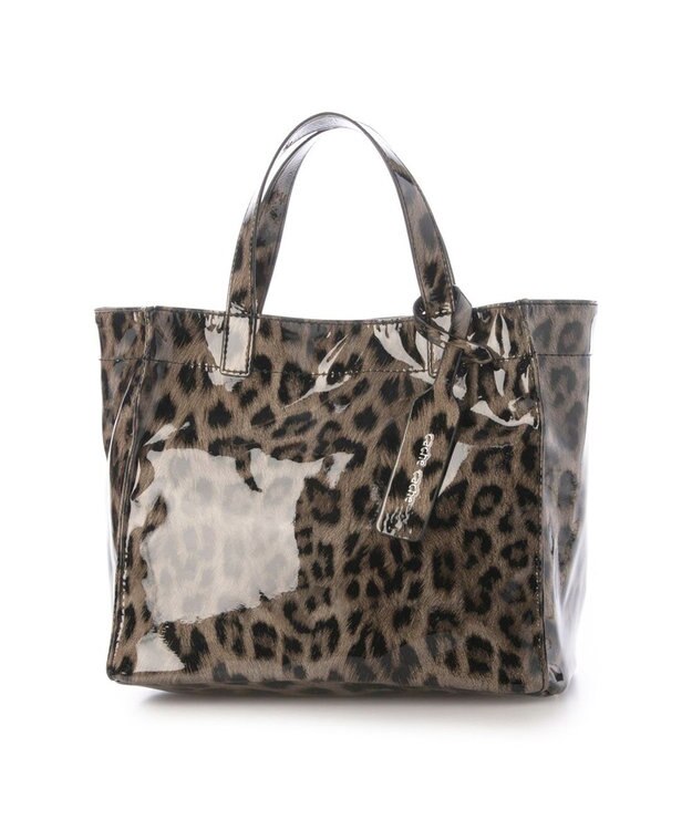 UNBILLION カシュカシュ cachecache / ソフトエナメルスクエア手提げトートS レオ