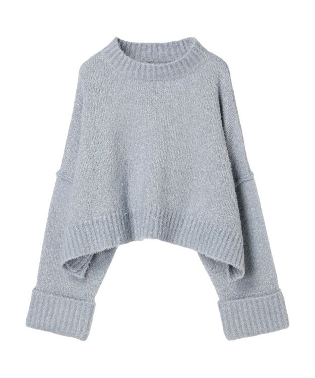 Green Parks ・Ｐｅｔｉｔ　Ｆｌｅｕｒ　ブークレワイドニット Blue