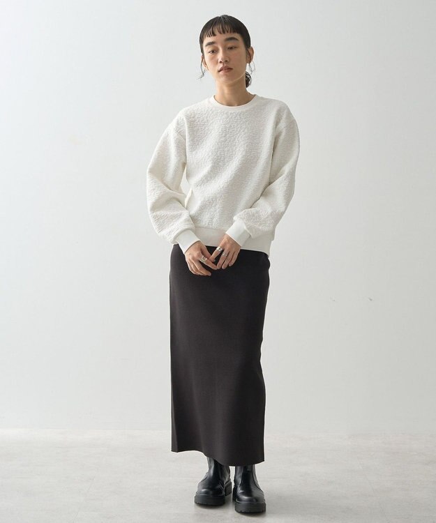 AMERICAN HOLIC フクレジャガードプルオーバー Ivory