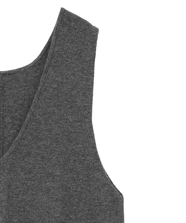 Green Parks ニットサロペット Gray Mixture