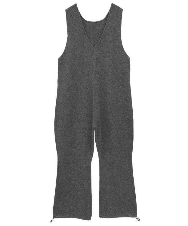 Green Parks ニットサロペット Gray Mixture