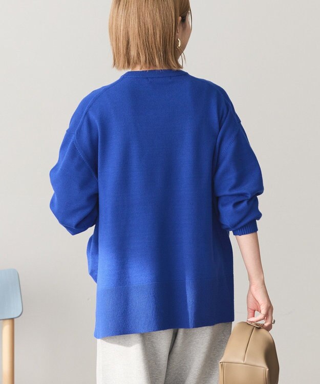 AMERICAN HOLIC 【WEB限定】バイパチサイドスリットニットプルオーバー Blue