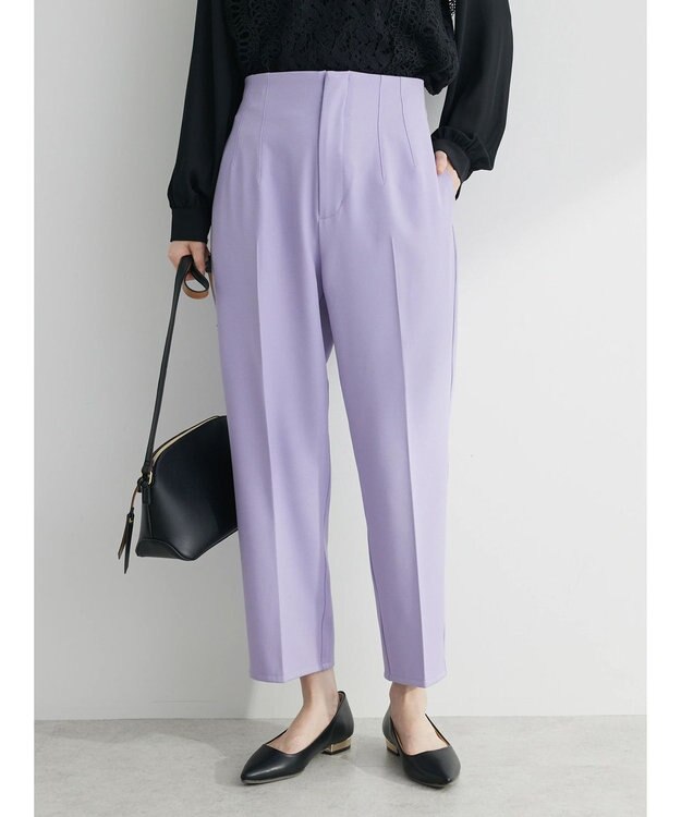 Green Parks アンクル丈／選べる美脚みえパンツ Lavender