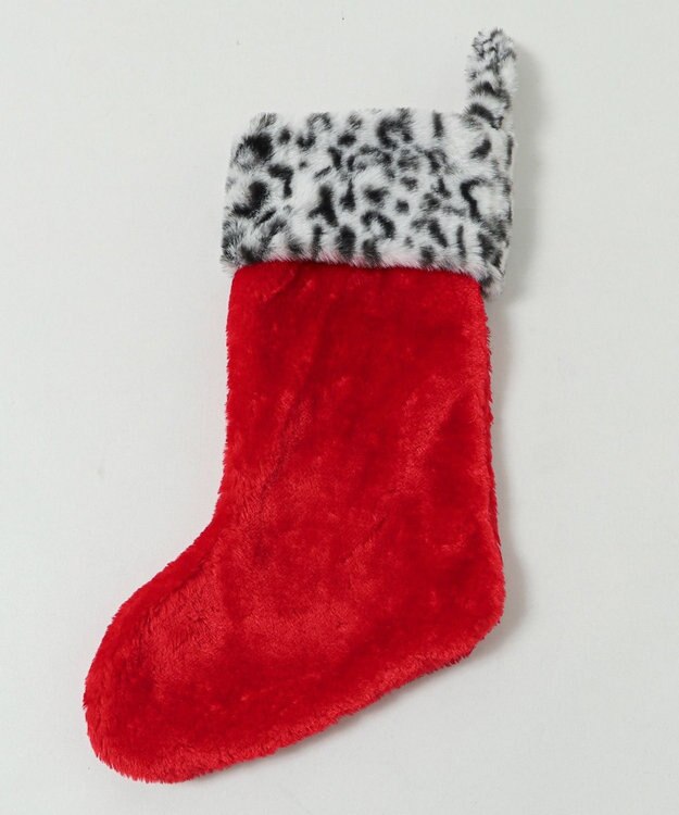 WEGO クリスマスレオパードくつした ホワイト