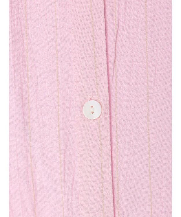 earth music&ecology レーヨンストライプワンピース Pink