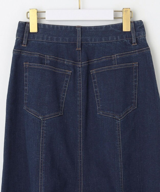 ANY SIS 【洗える】ナローデニム スカート インディゴ