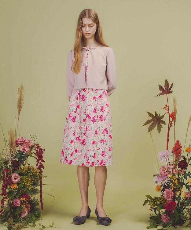 TOCCA 【洗える・消臭】SCARLET MALLOW ドレス ピンク系7