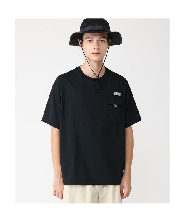 Columbia Columbia/ バーンノベルショートスリーブクルー /コロンビア Black