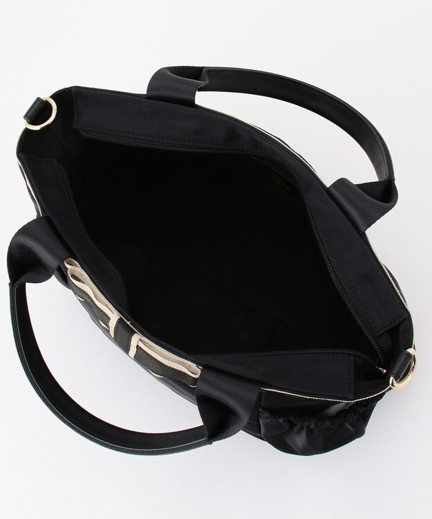 TOCCA DUAL RIBBON NYLON TOTE M トートバッグ M ブラック系