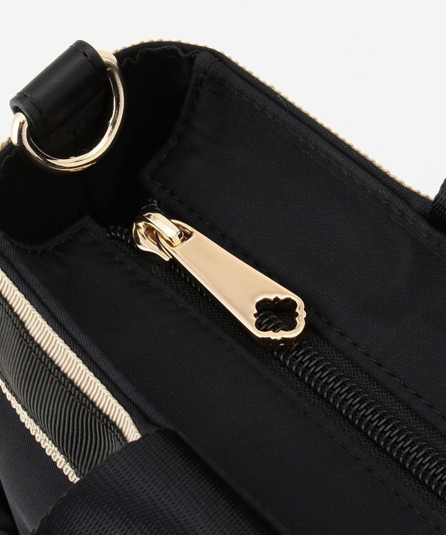 TOCCA DUAL RIBBON NYLON TOTE M トートバッグ M ブラック系