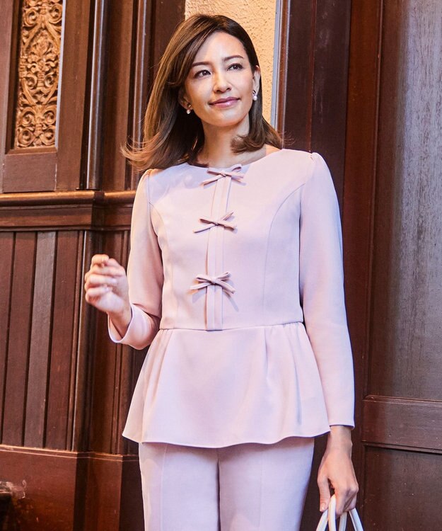 TOCCA 【消臭＆洗える】SUNNY ブラウス ピンクベージュ系