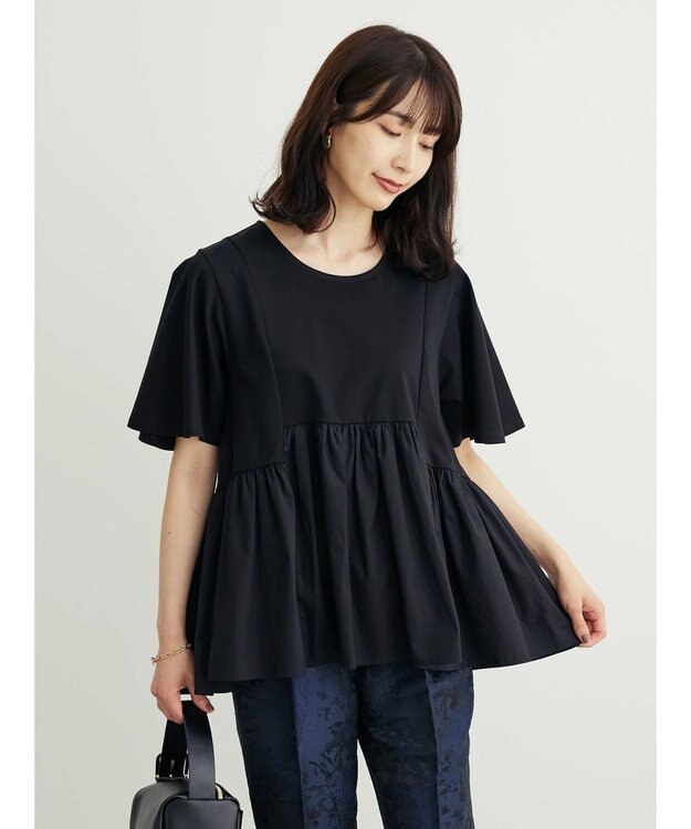 Green Parks ・ＥＬＥＮＣＡＲＥ　ＤＵＥイソザイキリカエプルオーバー Black