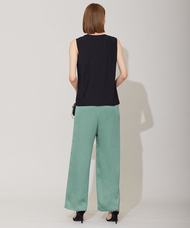 ICB 【接触冷感・UVカット・速乾・洗える】マットスキューバ タンクトップ型プルオーバー ブラック系