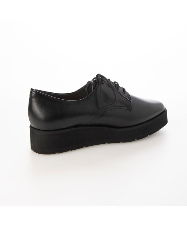MODE ET JACOMO <carino>【レイン対応】レースアッププラットフォーム ブラック