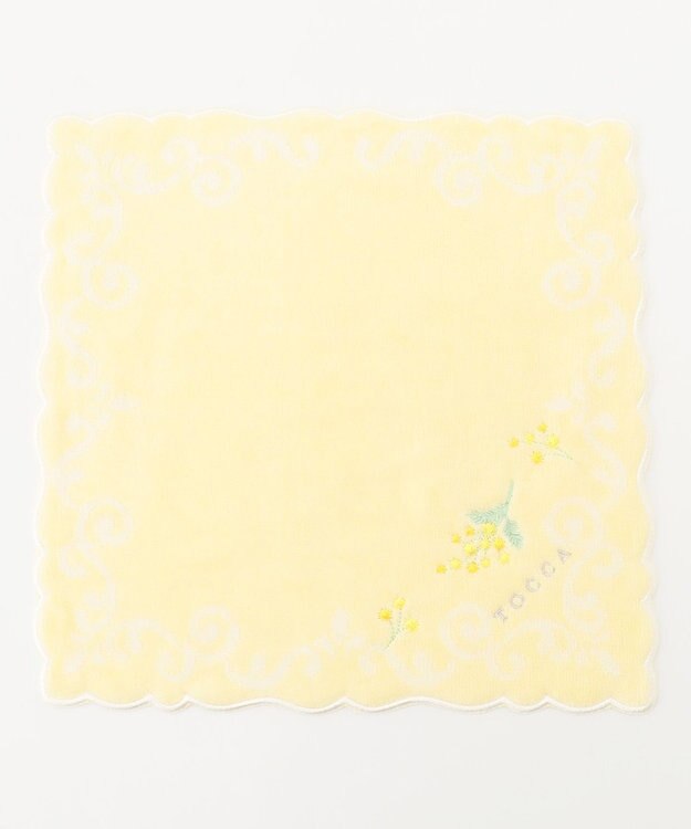 TOCCA ELEGANT YELLOW BOUQUET TOWELCHIEF タオルハンカチ イエロー系