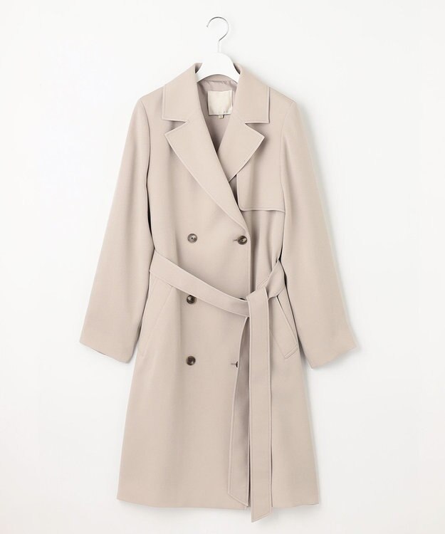 自由区 【XSサイズ～】トロトレンチ ロング丈コート ベージュ系