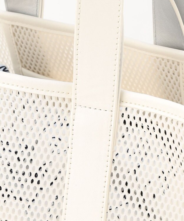 ICB 【30th ANNIVERSARY】メッシュBOXトート オフホワイト