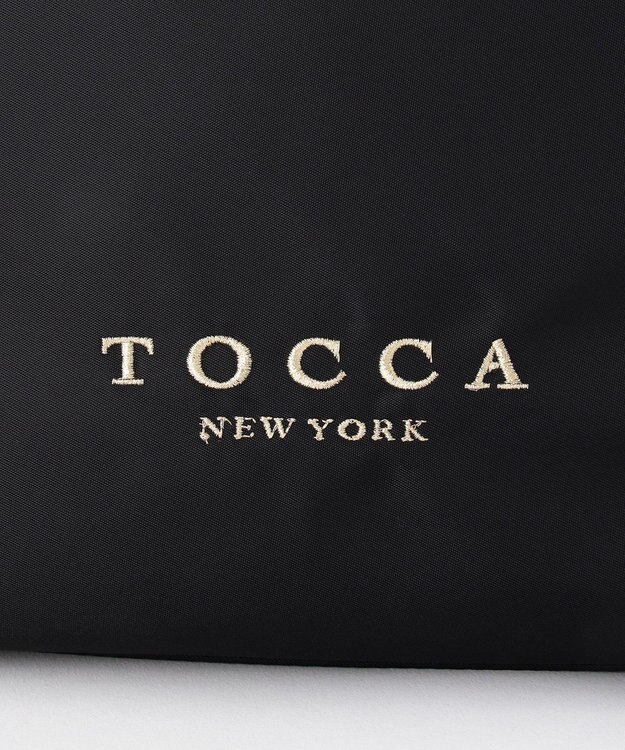 TOCCA DUAL RIBBON NYLON TOTE M トートバッグ M ブラック系