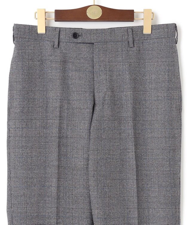 J.PRESS MEN 【WEB・一部店舗限定】 グレナカートチェック スラックス ターコイズブルー系4
