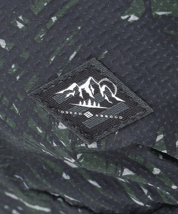 JOSEPH ABBOUD MOUNTAIN 【UNISEX】3Dエンボスリーフ バックパック オリーブ系6