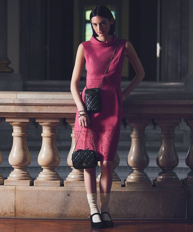 TOCCA 【洗える】STYLE ICON ドレス オールドローズ系