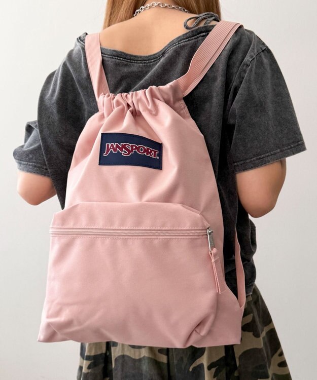WEGO 【ユニセックス着用ITEM】JANSPORT　DRAWSACK ライトピンク