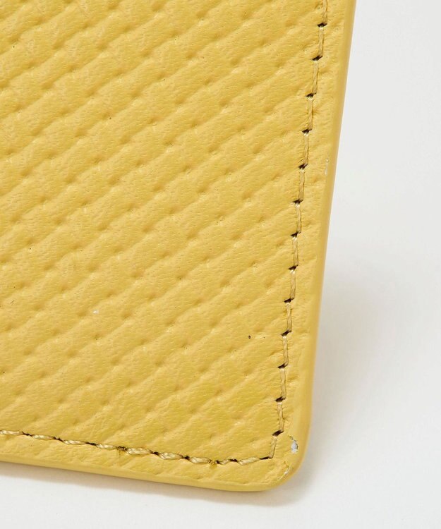 TOPKAPI 【TREASURE TOPKAPI】クロスエンボス レザー パスケース レモンイエロー