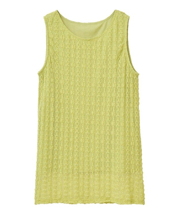 earth music&ecology ストレッチレースタンクトップ Light Green