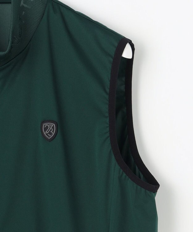 23区GOLF 【MEN】エアリージャージストレッチベスト ダークグリーン系