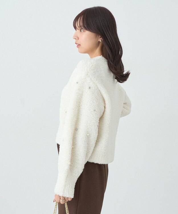 earth music&ecology ブークレービジュープルオーバー Ivory