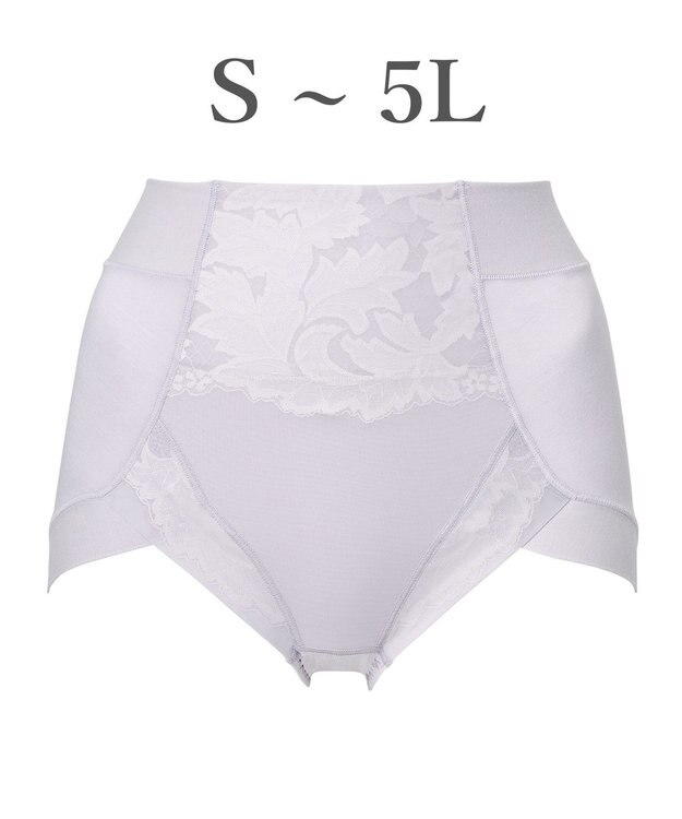 BRADELIS New York 【BRADELIS NewYork peace】ナチュラルフィット綿混ショーツ25 補正 補整下着 吸汗速乾 接触冷感で快適 ラベンダーグレー