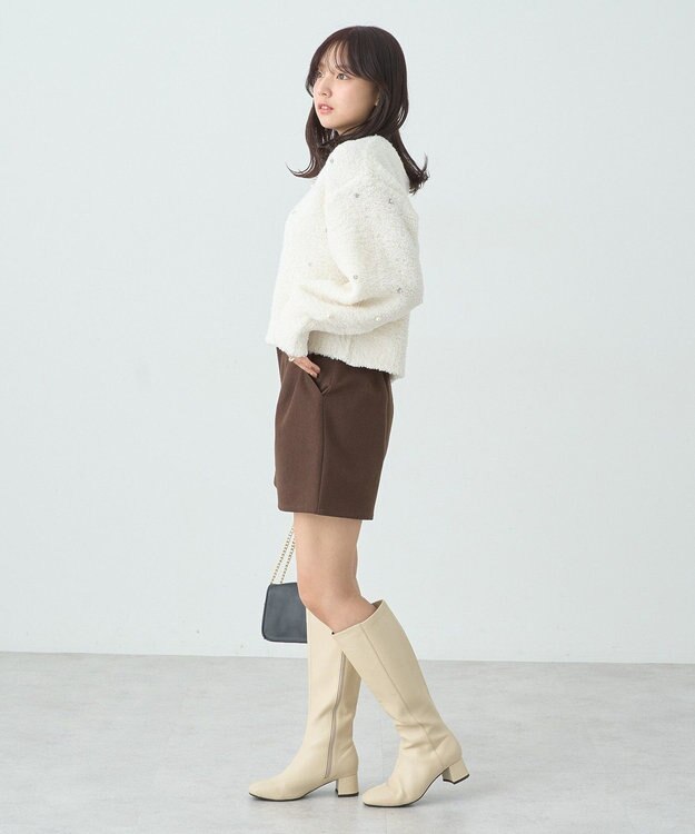 earth music&ecology ブークレービジュープルオーバー Ivory