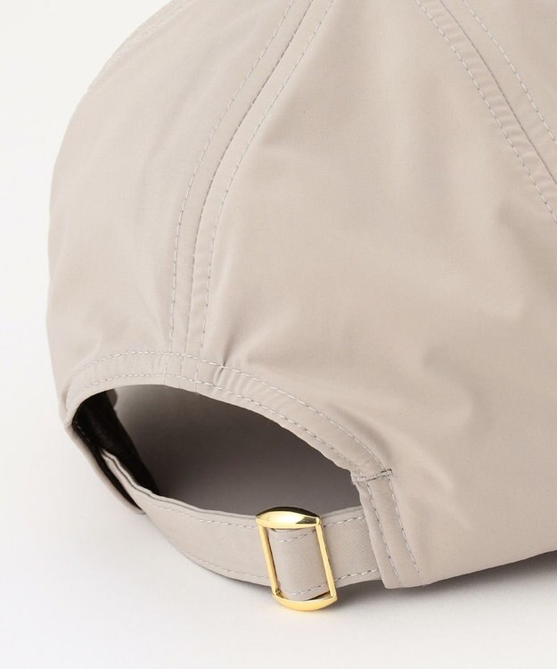 ANY 【UVケア/手洗い可/吸水速乾/ポケッタブル/サイズ調整可】プレート付キャップ グレージュ