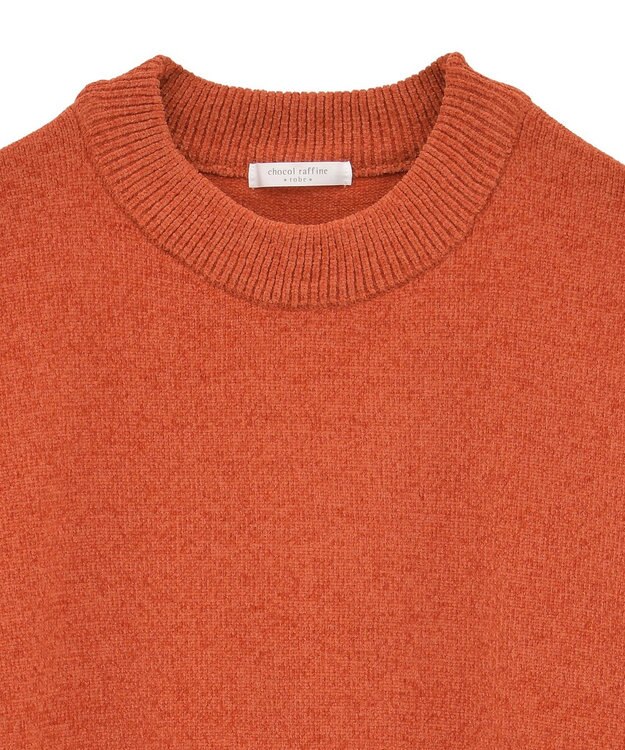 Green Parks リラックスモールニットチュニック Orange