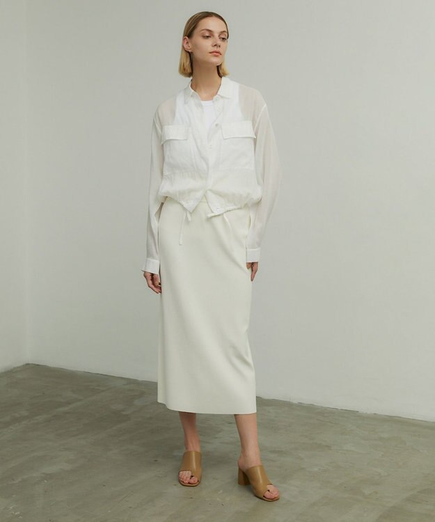 BEIGE， CYRILLE / リブタンク White