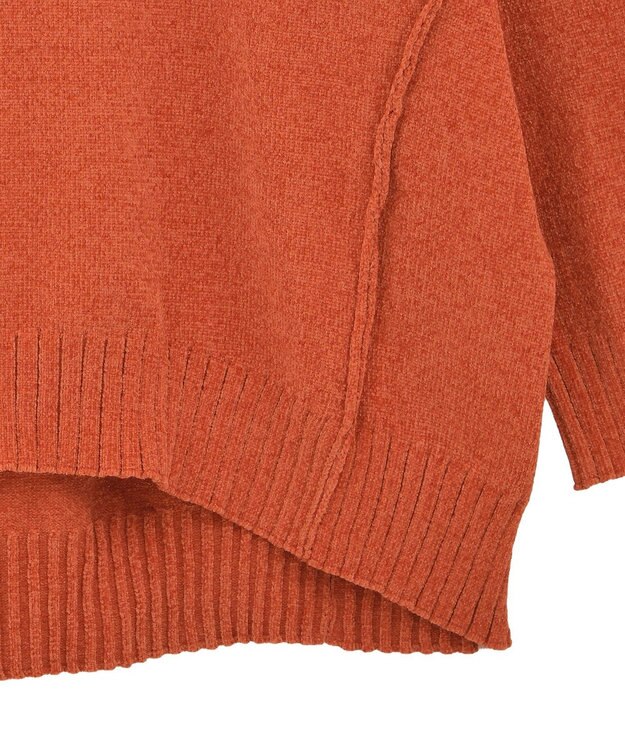 Green Parks リラックスモールニットチュニック Orange