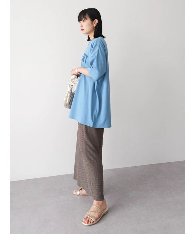 Green Parks ・Ｒａｙ　Ｃａｓｓｉｎ　フクレジャカードナロースカート Gray