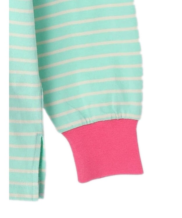 earth music&ecology トリカラーボーダーロンＴＥＥ Mint Green