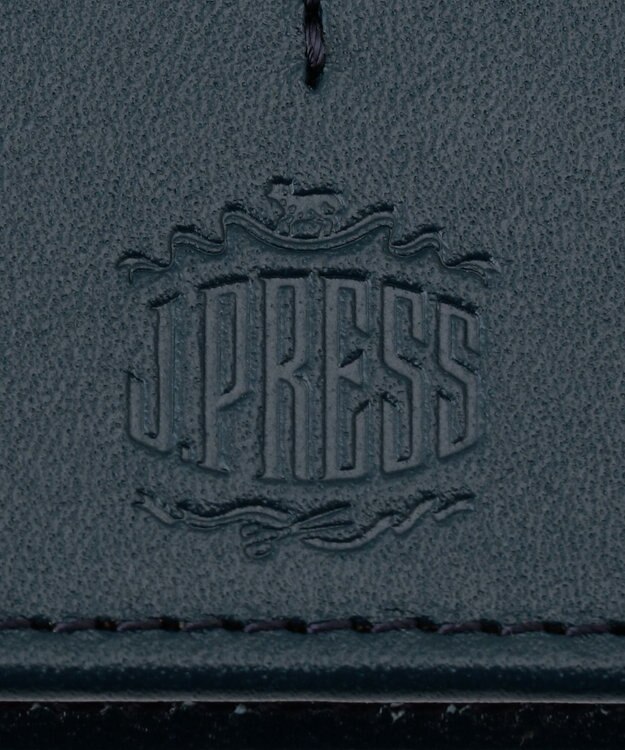 J.PRESS MEN 【MORPHO×J.PRESS】スムースヌメ 長財布(小銭入れ付き通しマチ束入) ネイビー系