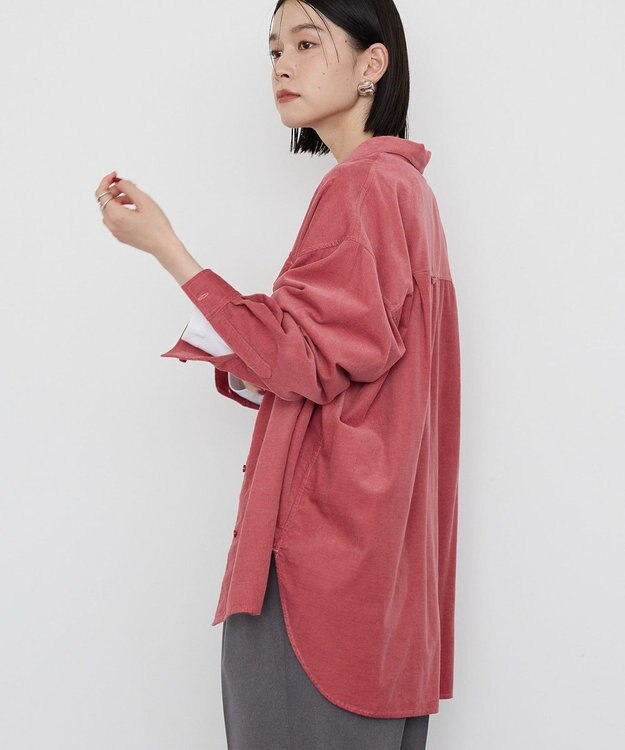 AMERICAN HOLIC Ｗポケットコーデュロイシャツ Pink