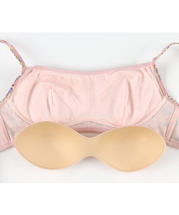 tsumori chisato SLEEP ツモリチサト ノンワイヤーブラ ベア天竺素材(身生地) フルカップ ブラジャー レディース UBX564 /ワコール ピンク