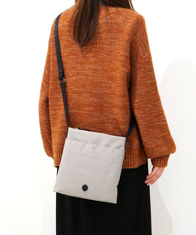 FOLNA RD グリンザ・コーデュラナイロンショルダーバッグ グレー