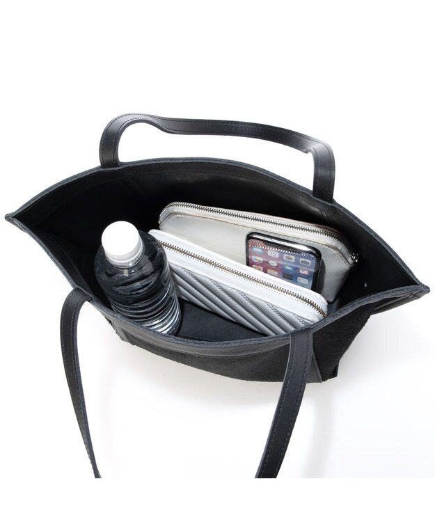 UNBILLION ペルケ perche / 撥水リバーシブルトートS ブラック