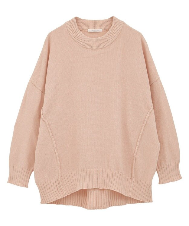 Green Parks リラックスモールニットチュニック Pink