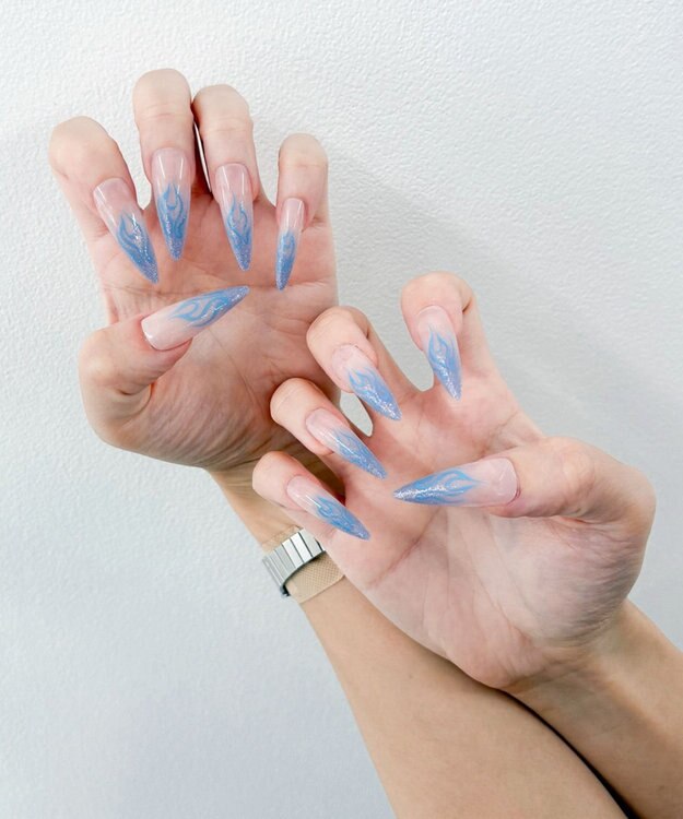 WEGO デザインネイルチップ 柄18