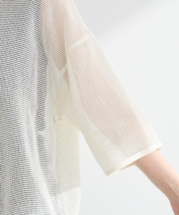 Green Parks 前後２ｗａｙコットンメッシュプルオーバー White