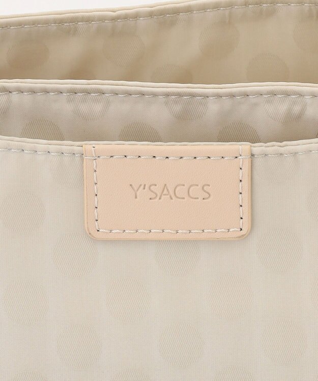 Y'SACCS 【ドットジャカード】トラベルショルダーリュック mini アイボリー