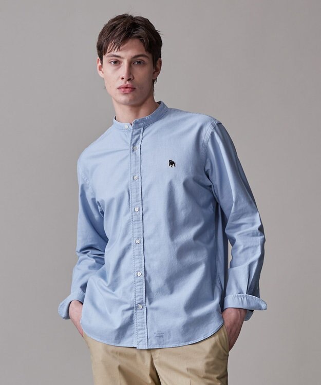 J.PRESS MEN 【IVY COLLECTION】【毎シーズン大好評】バックブル オックスガーメントダイ シャツ サックスブルー系