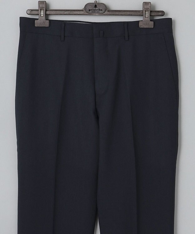 GOTAIRIKU ウォッシャブル ウール トラウザーズ ネイビー系