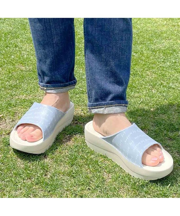 ing <ing>【3E】リカバリーミュールサンダル グレー